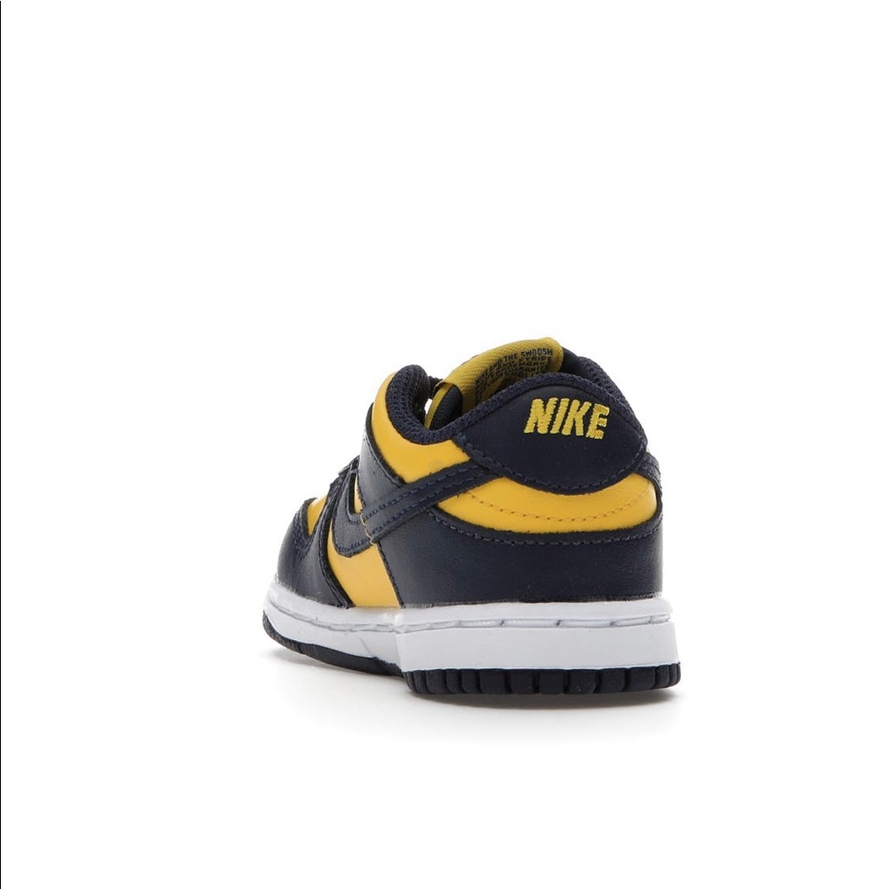 Nike Dunk Low Michigan (TD) Size 4C - Picture 4 of 9